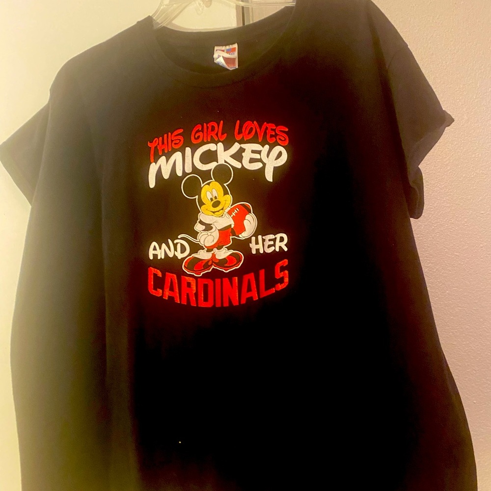 Mickey Mouse’s Az Cardinal Shirt
